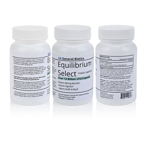 Equilibrium Select - 30 Daily Capsules with Prebiotic